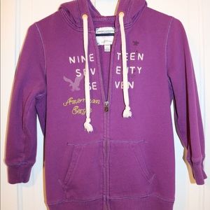 American Eagle medium purple hoodie